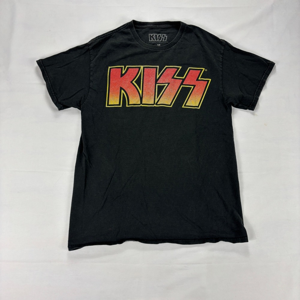 KISS Band T Shirt Mens Size‎ Medium Black Graphic Rock Concert Tee